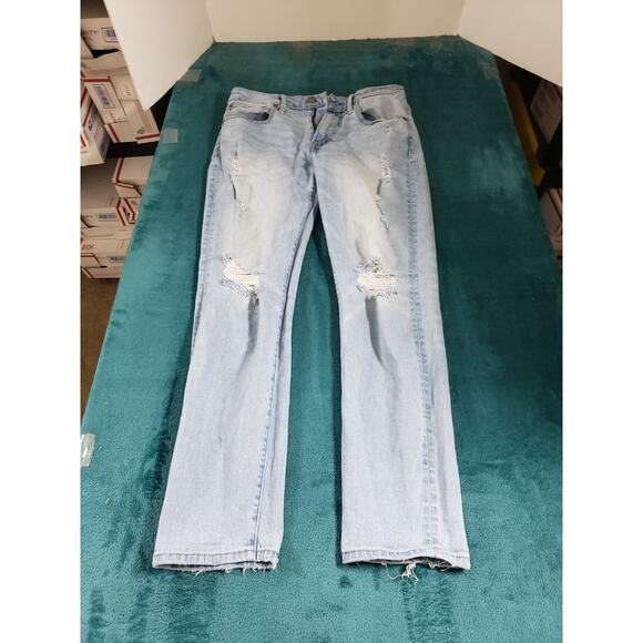 American Eagle Jeans Size 28x28 Mens Blue Pants Denim Stretch Athletic Straight - Picture 1 of 13